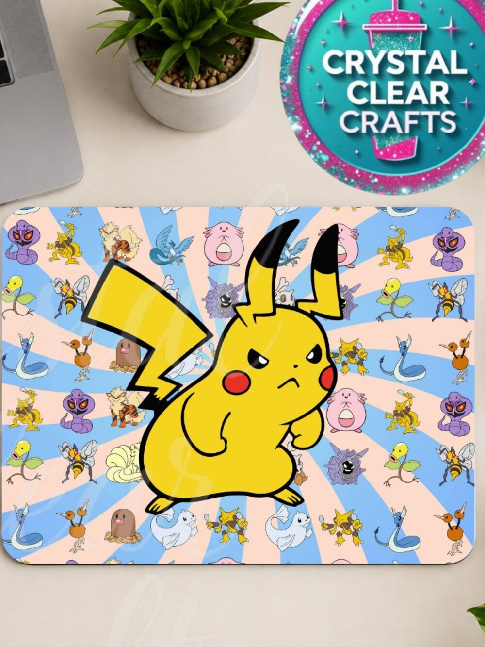Pokemon Handmade Mousepad